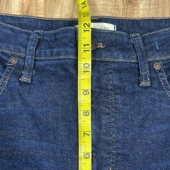 Madewell 9” Mid-rise Skinny Kingston Wash Blue Jeans, Size 16W - Picture 12 of 17